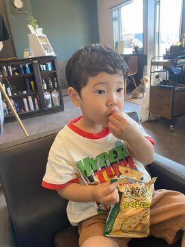 メルシー(merci) 【merci古河店】癖を活かしたキッズカット