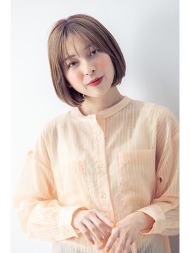 スノードロップ 高円寺店(Snowdrop) 黒髪/ボブルフ/ネビージュ/小顔/ワンレン/高円寺/髪質改善/前髪