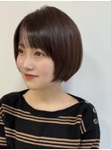 大人可愛いレイヤー丸みフェミニンショート