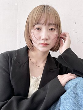 ビーチ(BEACH) ぷつっとボブ顔まわりレイヤーフルバング