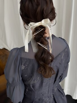 カイコヘアーアンドアートスタジオ(kaiko hair&art studio) 甘めローポニー