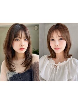 【イルミナカラー】赤みを消して透け感を引き出すカラ-!透明感,ツヤ,触れたくなるような髪を実感[新潟西区]