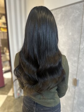 ガルボヘアー 心斎橋店(garbohair) 黒髪ロング/韓国スタイル/プルエクステ/当日予約OK