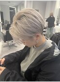 透明感抜群♪ダブルカラーブリーチハイトーンホワイト