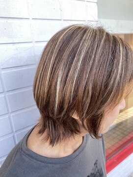 ヒップス(Hip★s) 白髪ぼかしハイライト×オーガニック