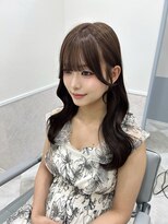 リルミー ミュエナ 大須 矢場町(Lilme myuena)&nbsp;ショコラブラウン　目上ギリぱっつん前髪