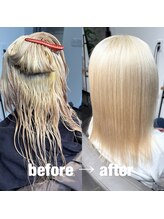 サロンドユニック(salon de UNIC) ブリーチしてても美髪髪質改善ストレート