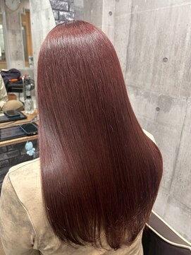 フィーバイカルフール 草加店(Fee by carrefour) レッド系カラー/髪質改善トリートメント