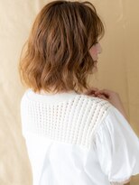 カバーヘア ブリス 志木南口駅前店(COVER HAIR bliss)&nbsp;ハイトーンカラーエアウェーブパーマプードルボブX志木20代30代