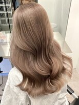 サンクマーケット 渋谷(cinq MARKET) 渋谷ダブルカラーミルクティーベージュヘーゼルベージュカラー