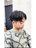 ダズルヘアーエイチ(DAZZLE hair H)&nbsp;シャドーパーマツイストスパイラルフェザー波巻きプードル