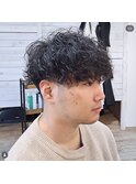 ツイストスパイラル　縦落ちパーマ　シャドウパーマ