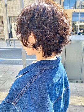 GRAFF 鎌倉 ショート ボブ 【グラフカマクラ】【3月下旬NEW OPEN(予定)】 ウルフショートパーマ/鎌倉/おしゃれ