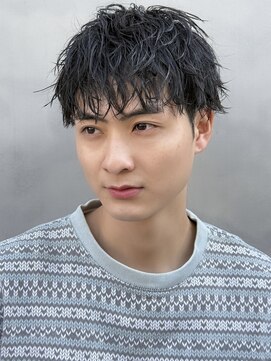 アリエッタ アザブ(ARIETTA AZABU) ダウンバング/緩め無造作パーマ/メンズショート