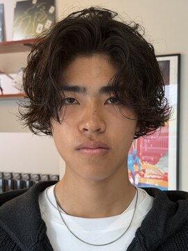 カウンター(COUNTER) メンズボブ/スパイラルパーマ【¥12500】