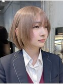 ハッシュボブ海外風ボブレイヤーボブレイヤーカット