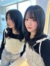 【学割U24】デザインカラー+カット+魔法のバブル”marbb”