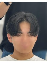 メンズヘアセンス 渋谷(MEN'S HAIR SENSE)&nbsp;ニュアンスパーマ/センターパート/メンズ/眉毛/フェザーパーマ