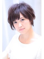 アッシュ 池袋店(Ash)&nbsp;ナチュラル暗髪ショート（Ash池袋店）　　＃池袋駅