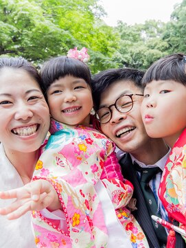 ヘアーサロン ラフリジー(Loufreasy) 【毎月1組限定】七五三のお支度・写真撮影・会食プラン