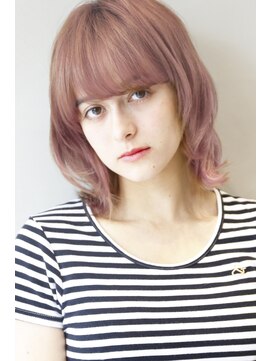 ヘアサロンガリカアオヤマ(hair salon Gallica aoyama) 『ピンクベージュ ＆ 毛束感 』無造作・毛束感ウルフスタイル☆