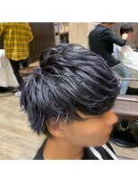 ヘアーアンドリラックス 十日市場店(hair & relax y-21) ネイビーカラー
