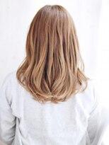 ヘアメイク ナル(hair make nalu)&nbsp;透け感ハイトーンのミックスカール