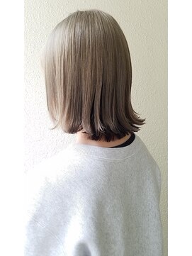 キーン 立川店(keen) ハイトーンカラー×ミディ［立川/立川駅/立川南口/髪質改善］