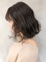 アイティー バイ アルバム 浦和店(IT by ALBUM) ラベンダーアッシュボブ_オリーブカラー_ba250041