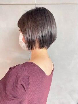 アイユー(ii+U) 大人可愛い20代30代小顔丸みショートボブマッシュ