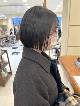 モリオ フロム ロンドン サッポロファクトリー店(morio FROM LONDON) 【morio】札幌ボブ　ぱつっと透け感ナチュラルボブ