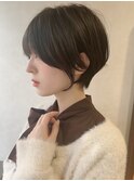 大人ショート/小顔ヘア/ショートヘア/ショートカット/30代40代