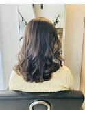 グラデーションミディアム/透明感カラー【髪質改善オージュア