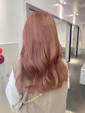 ゲーム 原宿店(GAME) ダブルカラーピンクベージュケアブリーチハイトーン髪質改善