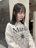 ヘアー アイス ルーチェ(HAIR ICI LUCE)&nbsp;グレージュアッシュグレー透明感カラー艶カラー/今枝