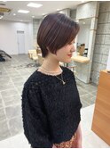タイトなショート／襟足浮きぐせ改善／里見美穂