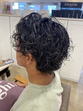 アンジュベイナハ (Ange Bay NAHA) メンズ×パーマ