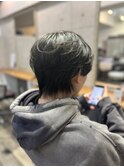 カットシャンプー/マッシュウルフ/襟足/メンズカット/韓国