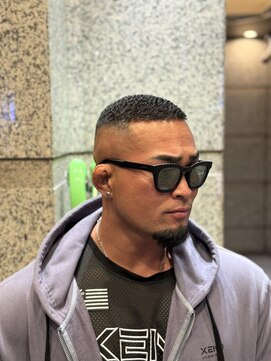 ヘアモード キクチ 銀座店 パンチパーマ×ハイスキンフェード