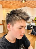アップバングスパイキーショート【フェードカット】【ビジネス】