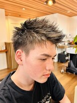 ミスターベイビー(Mr.BABY)&nbsp;アップバングスパイキーショート【フェードカット】【ビジネス】