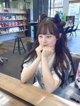 ザ ラブズ ラフズ ヘアー 本店(the loves laughs hair) 最強かわいいリボンヘアアレンジ/ヘアセット/推し活アレンジ