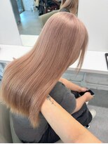 ベレーザ 渋谷神南(Beleza)&nbsp;16063ブリーチ＆ダブルカラーナチュラルブラウンパールベージュ