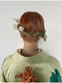 成人式、卒業式 ショートヘアセット