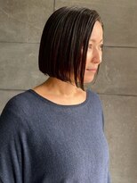 ディスコネクト(DISCO-N-NECT)&nbsp;ボブ グレージュカラー 透明感カラー 髪質改善トリートメント