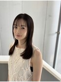 ミディアムレイヤー　髪質改善