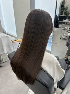 クム 横浜(qumu) 髪質改善 × ショコラブラウン【神永】