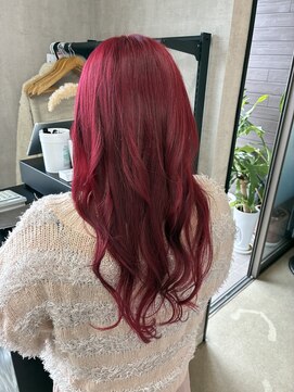 トリコ(ToricO) チェリーレッド　ワインレッド　ダブルカラー　アクリルレッド