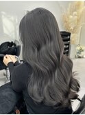 ブリーチなしダブルカラー☆アッシュグレージュ☆20代30代40代
