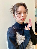 アッド バイ ケーツー(add by K-two)&nbsp;透明感カーキアッシュ/レイヤーカット